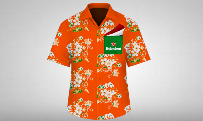Heineken oranjehemd
